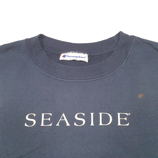 Mens Navy Champion Seaside Crewneck Jumper