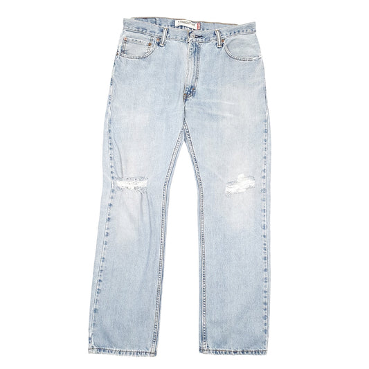 Mens Blue Levis  505 JeansW34 L32