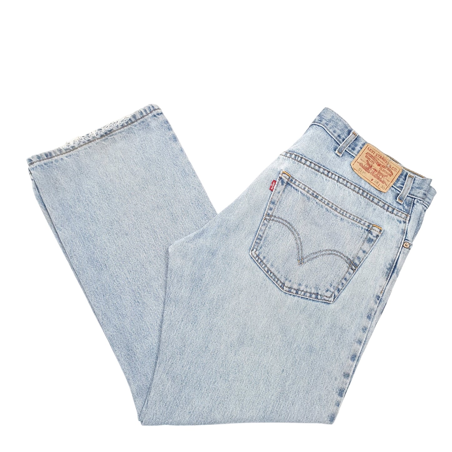 Mens Blue Levis  517 JeansW38 L30