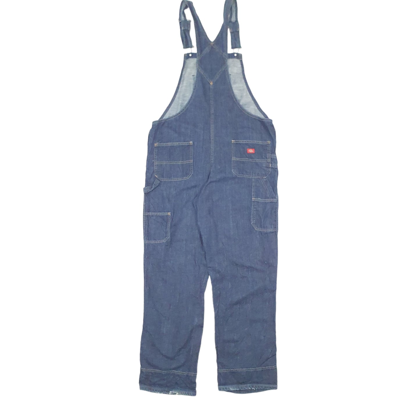 Mens Blue Dickies Denim Jeans Overalls Dungaree Trousers