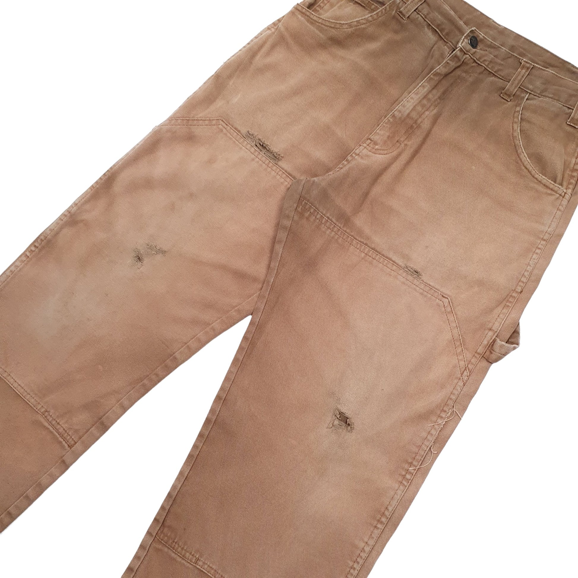 Mens Brown Dickies  Carpenter Trousers