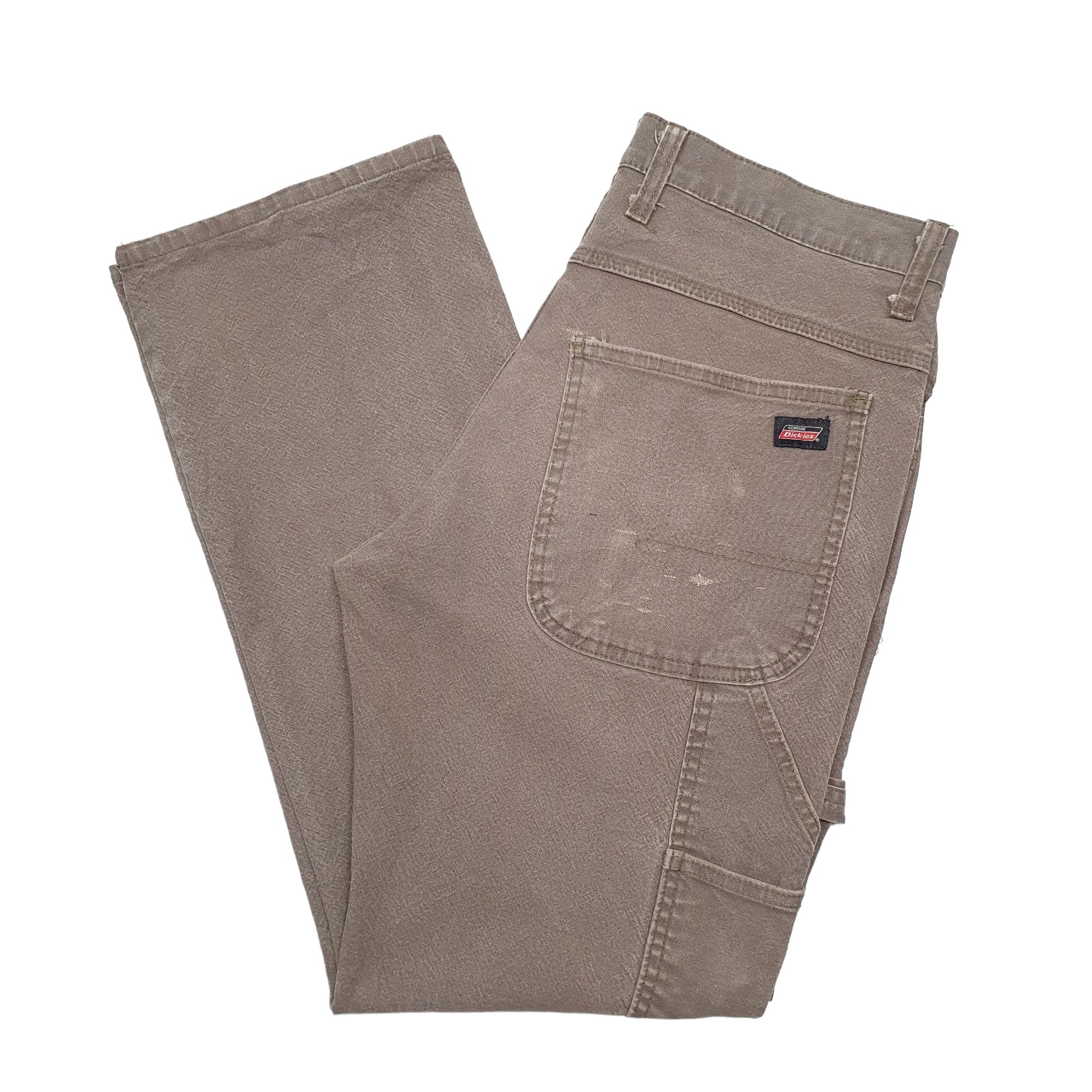 Mens Brown Dickies Carpenter Carpenter Trousers