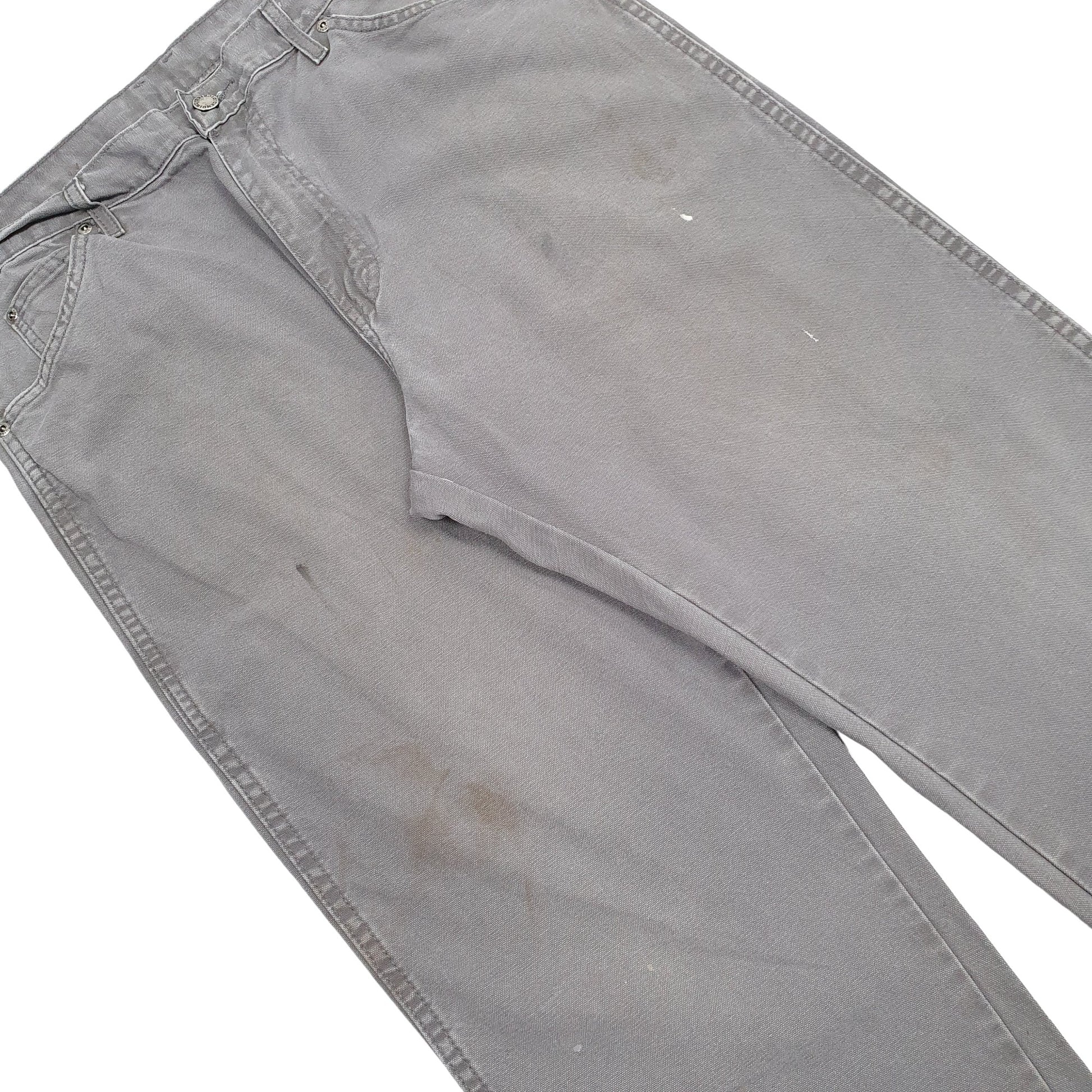 Mens Grey Dickies  Carpenter Trousers