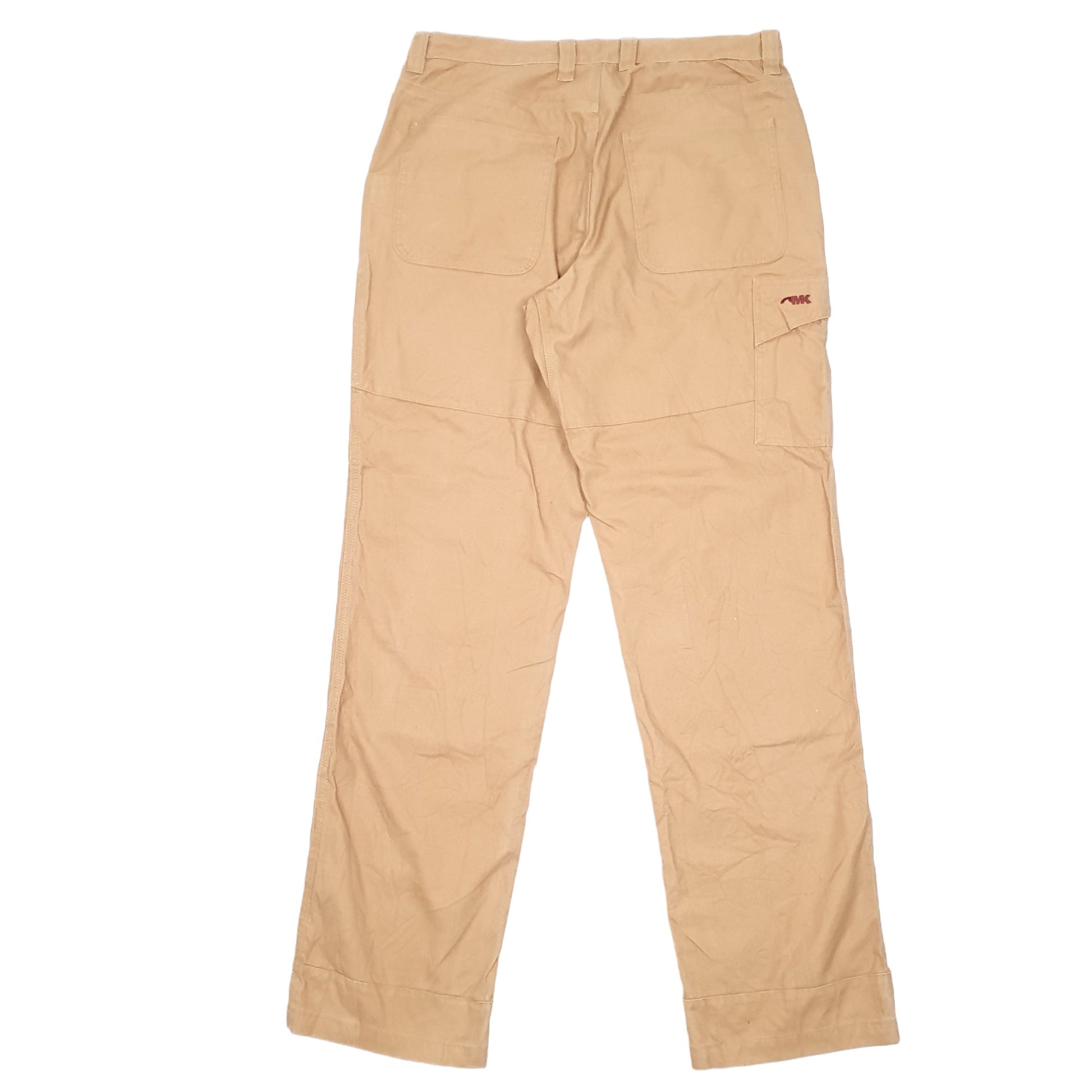 Mens Tan Mountain Khakis Double Knee Carpenter Trousers