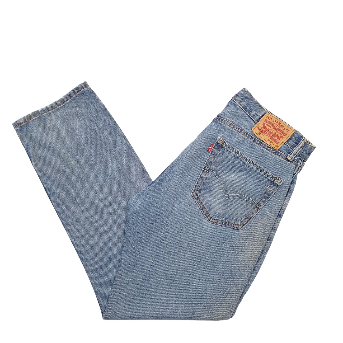 Mens Blue Levis  505 JeansW34 L32