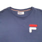 Mens Blue Fila  Crewneck Jumper