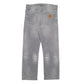 Mens Grey Carhartt Sonic Pant Stretch Casual JeansW32 L28