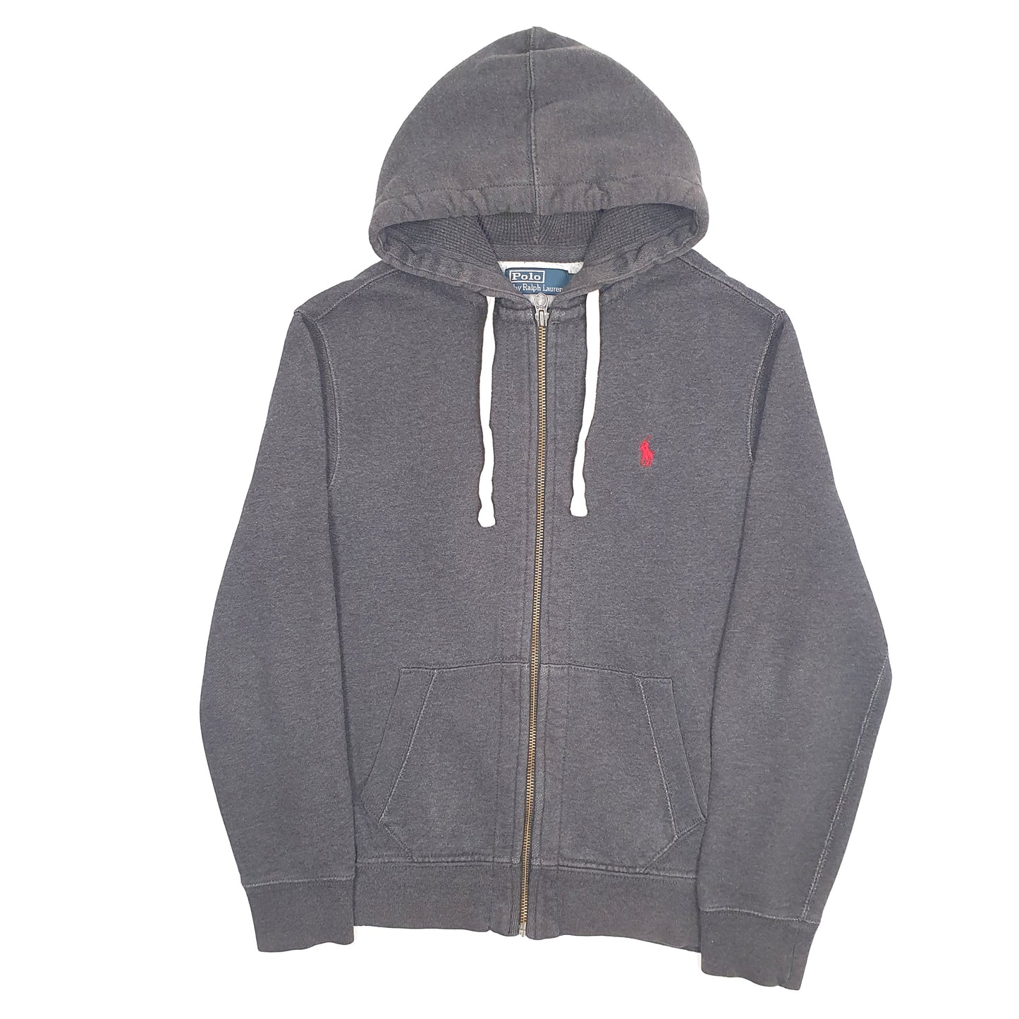 Mens Grey Polo Ralph Lauren Hoodie Full Zip Jumper