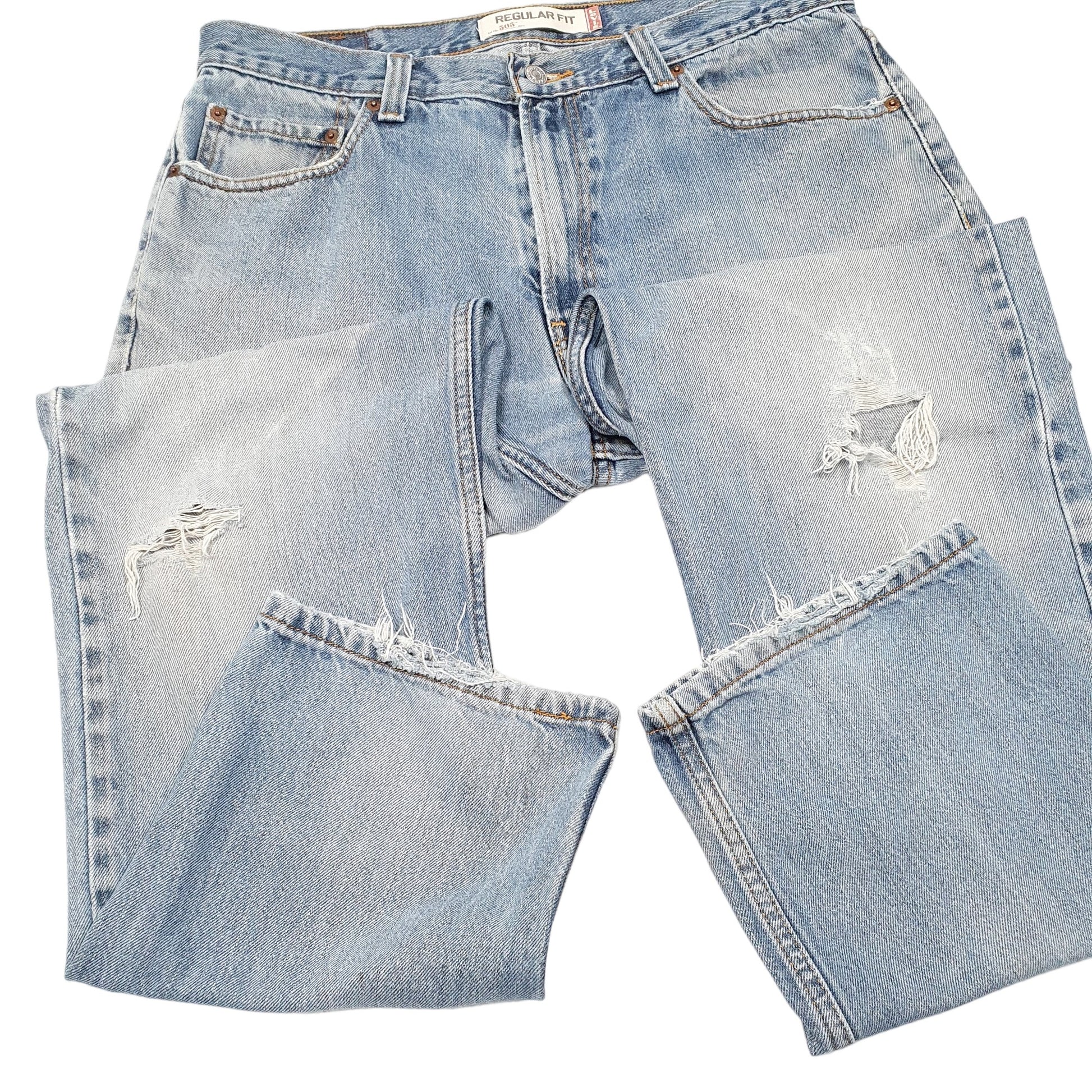 Mens Blue Levis  505 JeansW36 L32