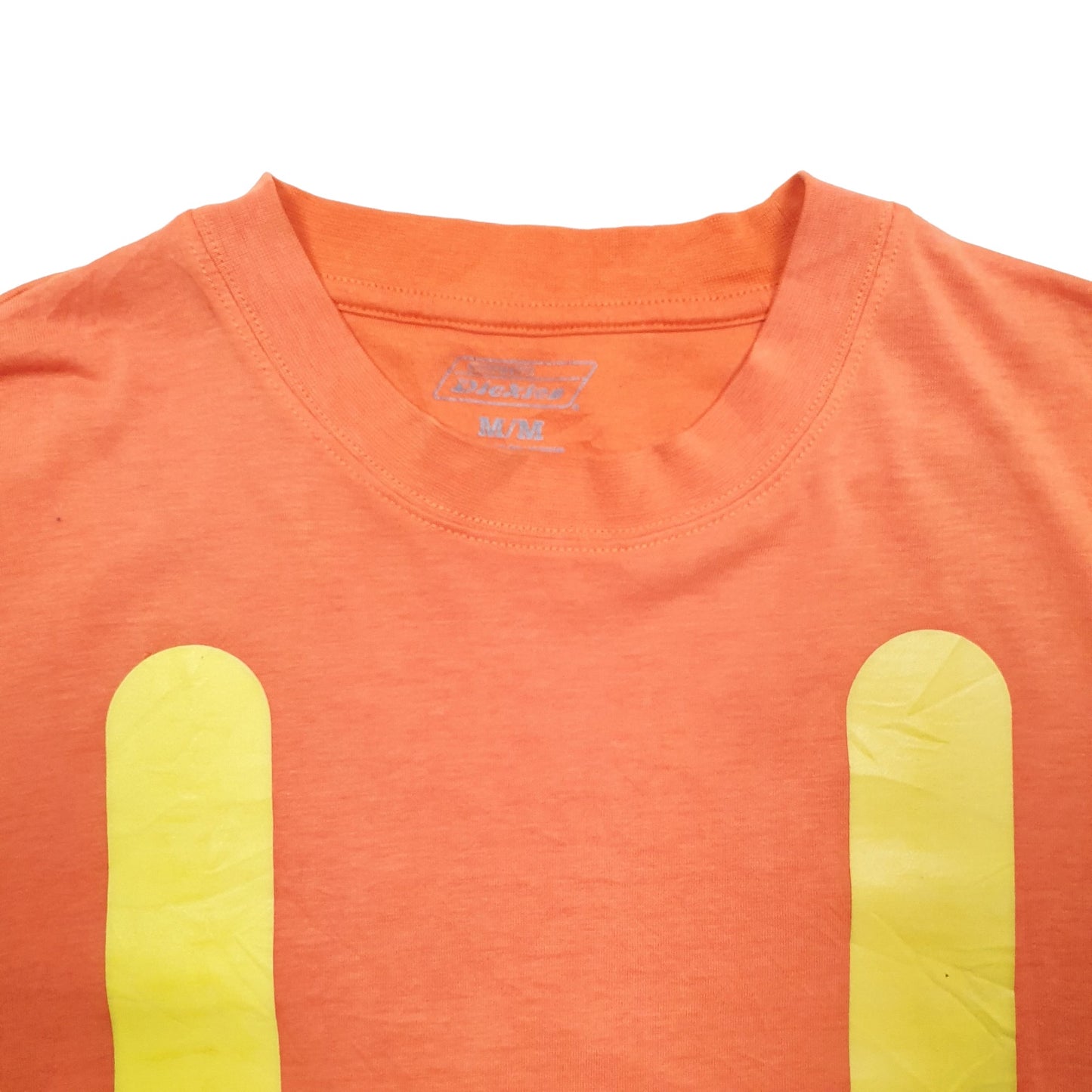 Mens Orange Dickies  Short Sleeve T Shirt