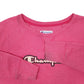 Mens Pink Champion  Crewneck Jumper