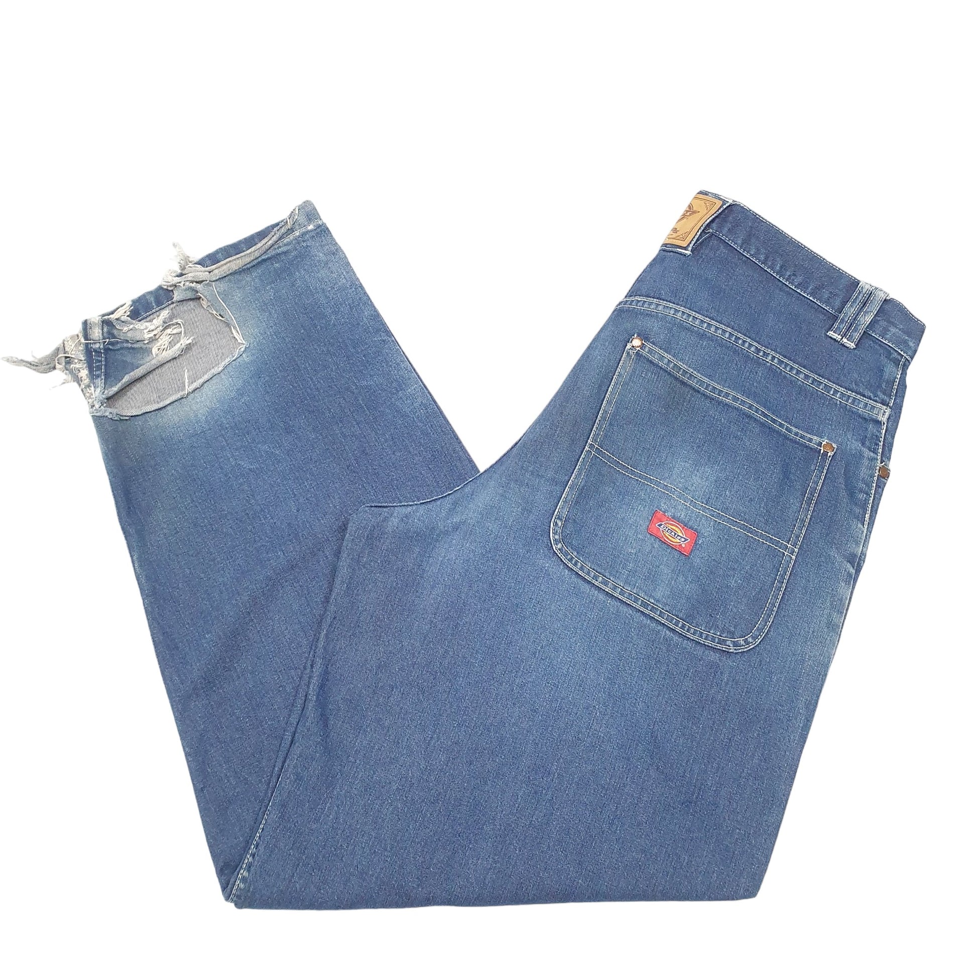 Mens Blue Dickies Straight Casual JeansW36 L34