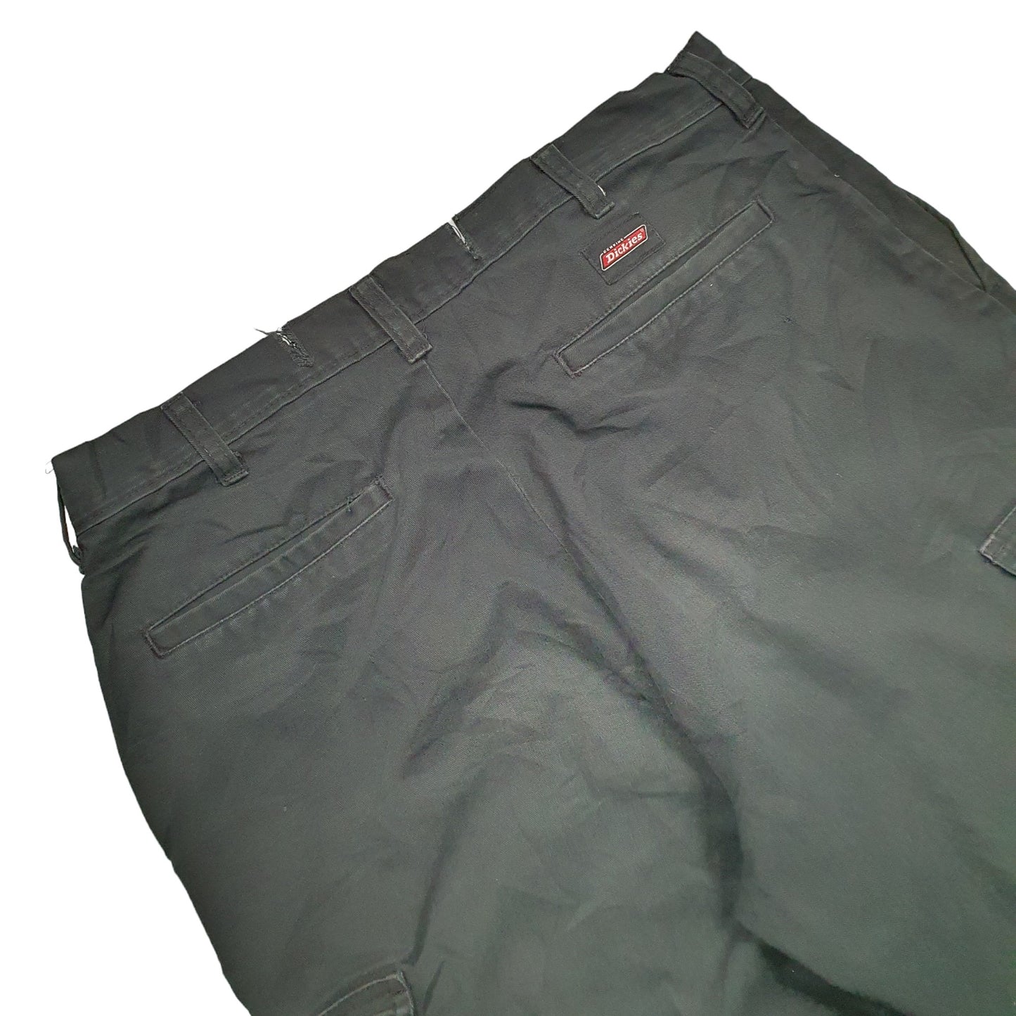 Mens Black Dickies  Cargo Trousers