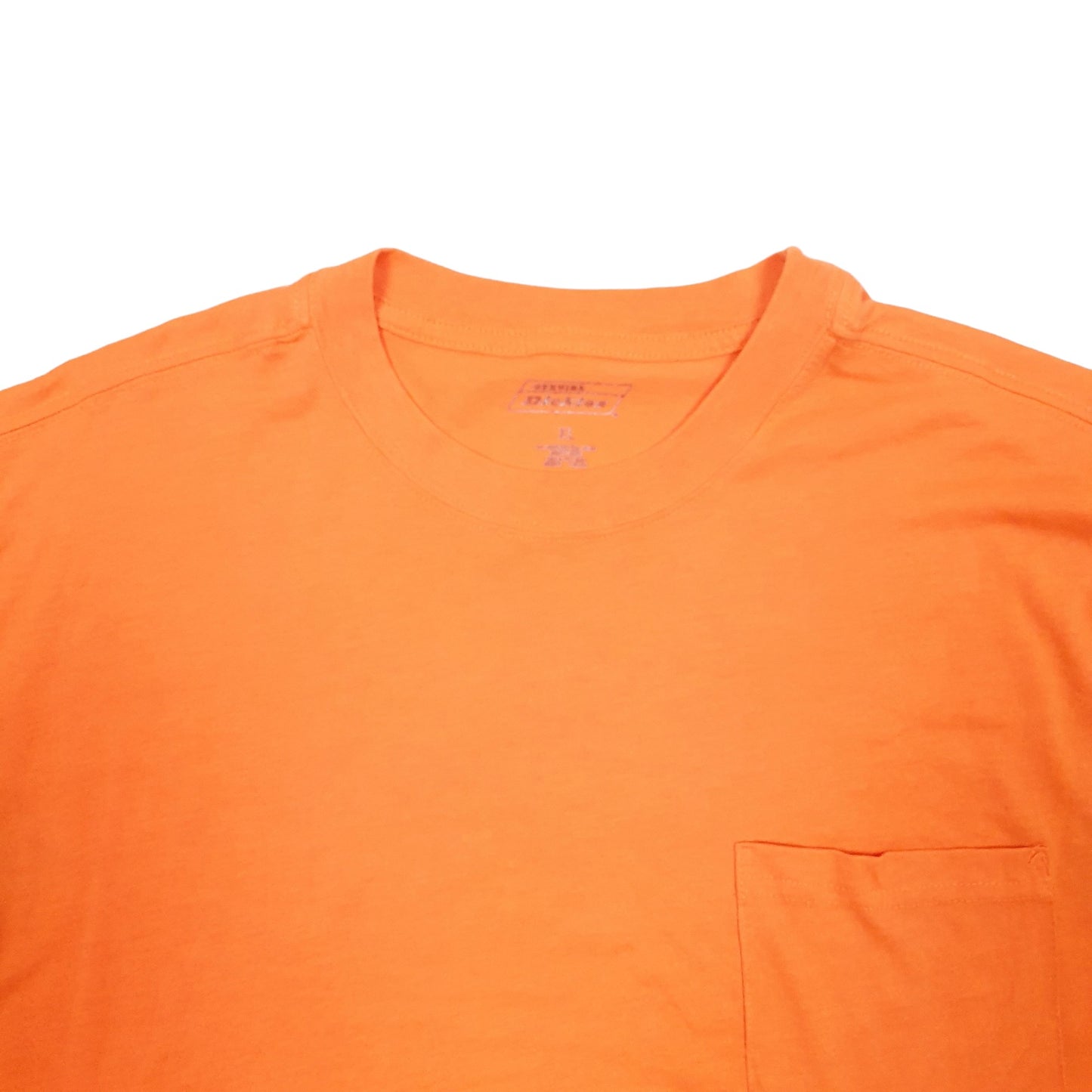 Mens Orange Dickies  Short Sleeve T Shirt