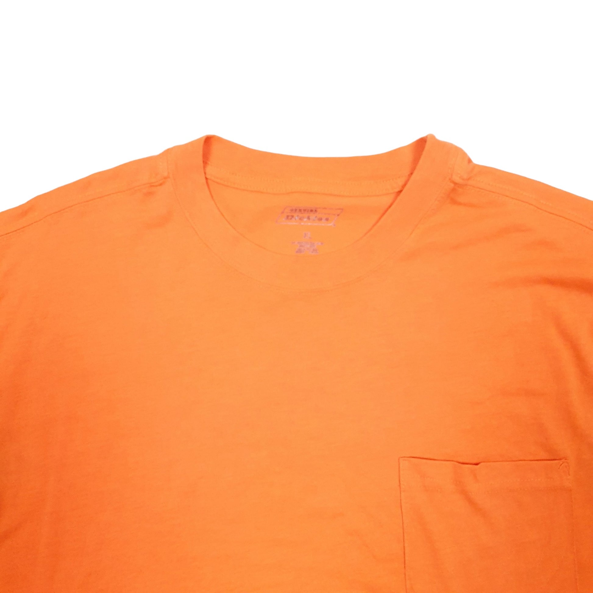 Mens Orange Dickies  Short Sleeve T Shirt
