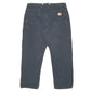 Mens Black Carhartt B01 Double Knee Made In USA Carpenter Trousers