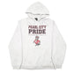 Mens Grey Adidas Pearl City Pride Basketball Hoodie Jumper
