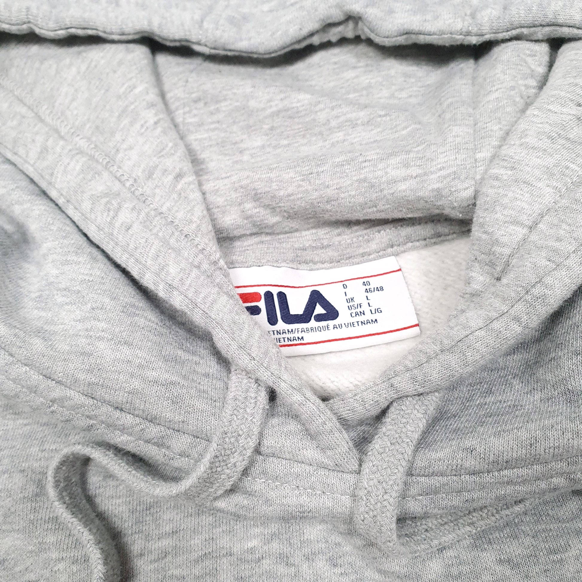 Womens Grey Fila  Hoodie Jumper