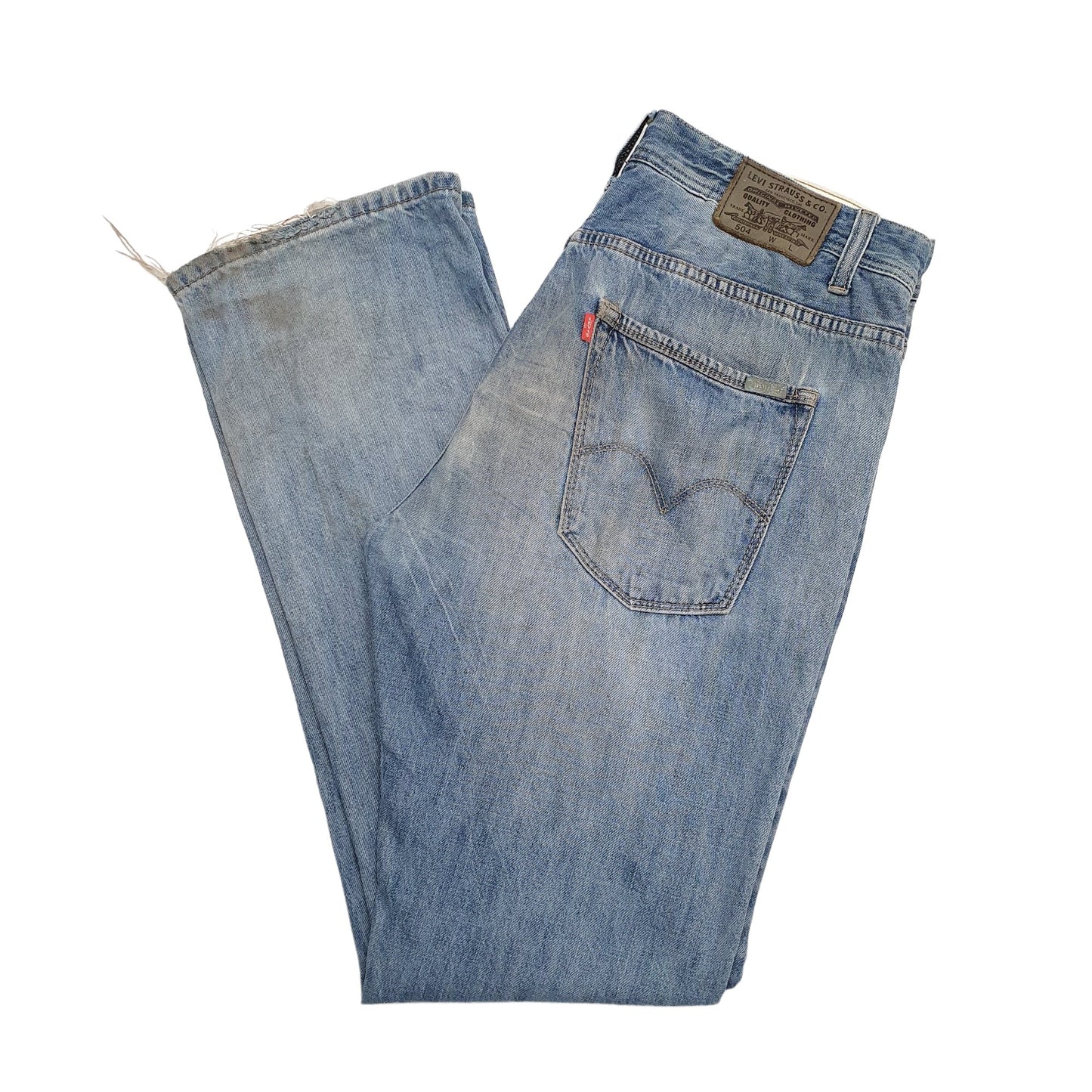 Mens Blue Levis  504 JeansW34 L32