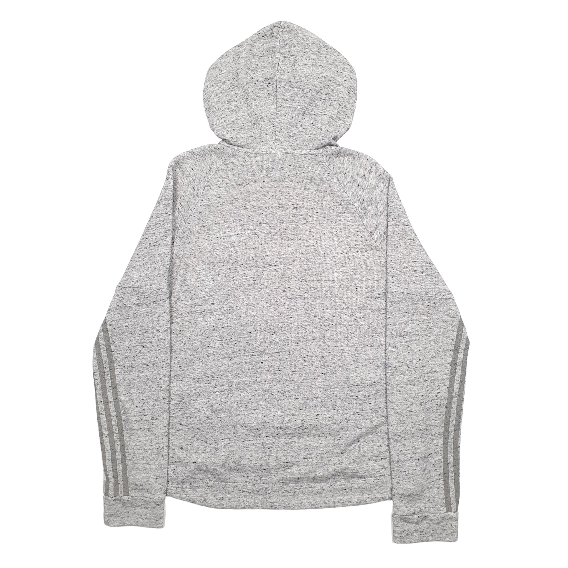 Womens Grey Adidas  Hoodie Jumper