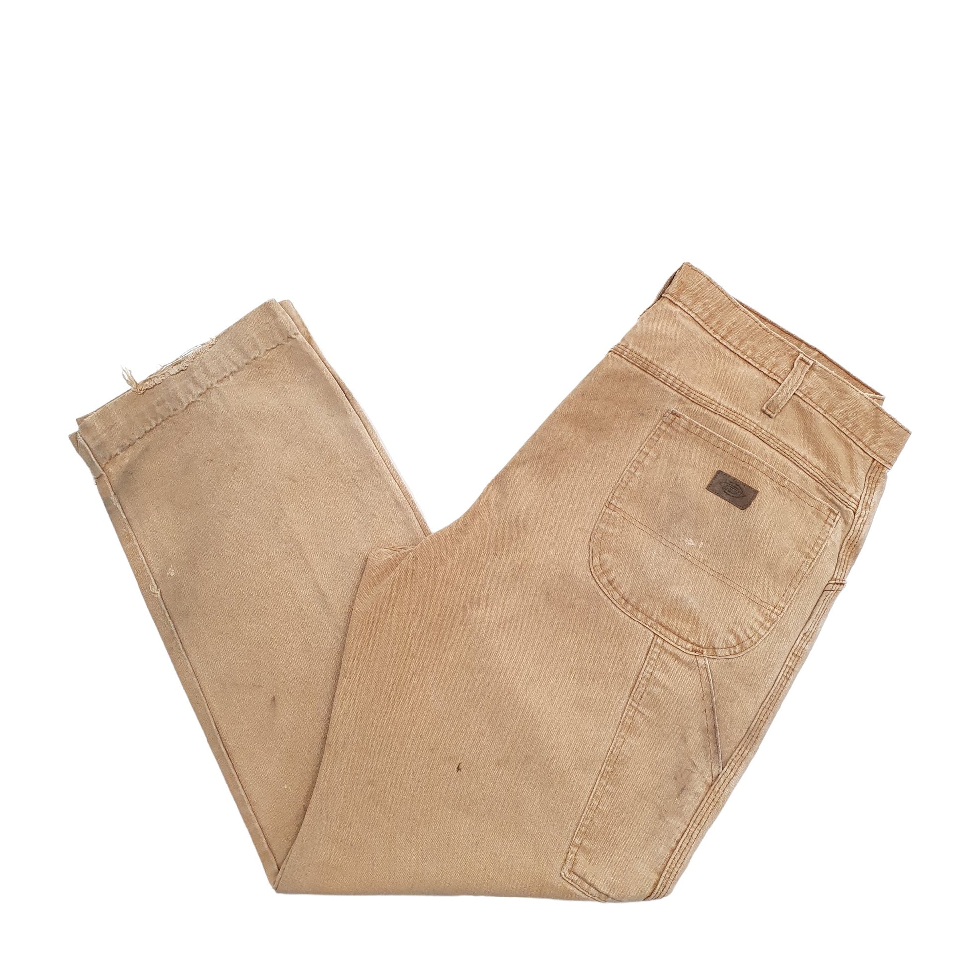 Mens Tan Dickies  Carpenter Trousers