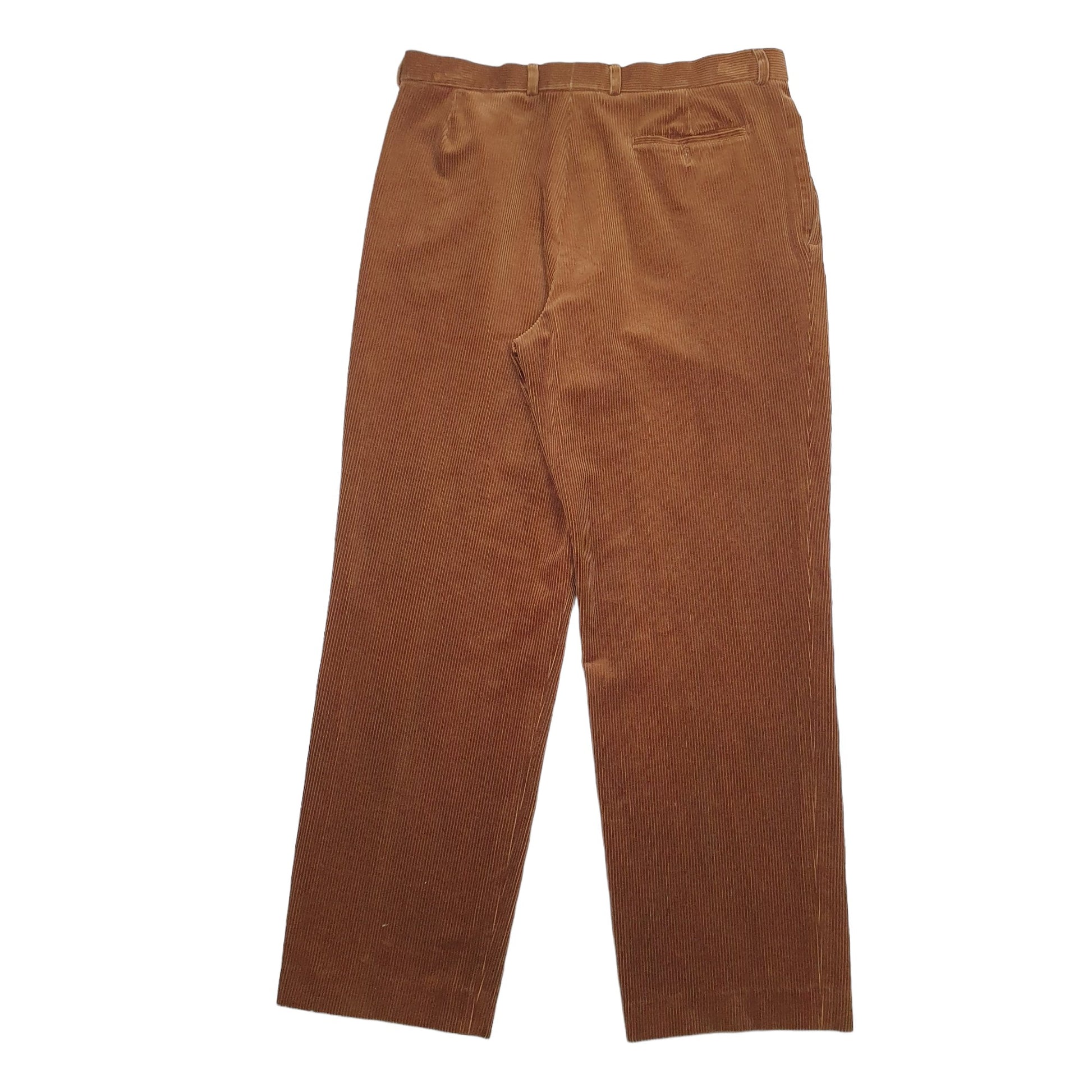 Mens Brown Lacoste  Corduroy Trousers