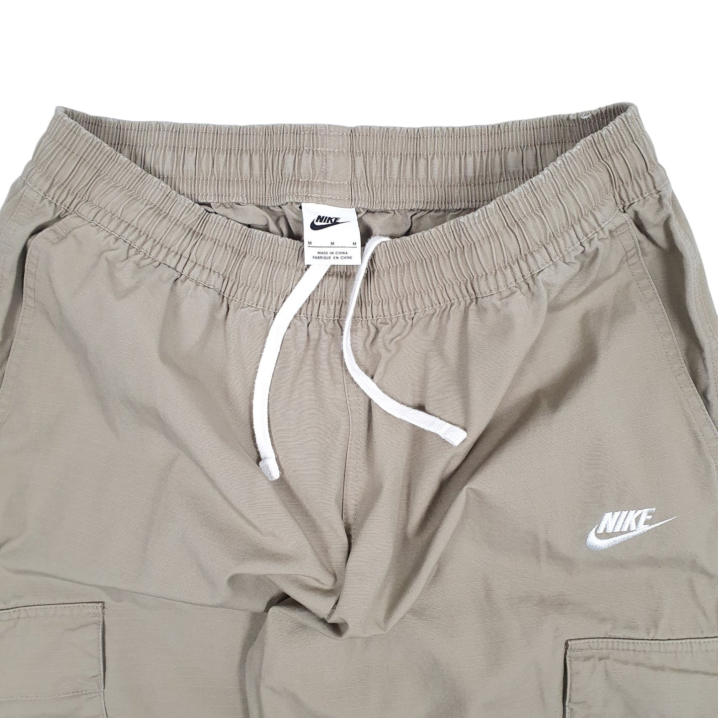 Mens Beige Nike Lightweight Combat Cargo Trousers