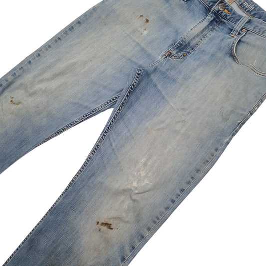 Mens Blue Carhartt Carpenter Relaxed JeansW34 L32