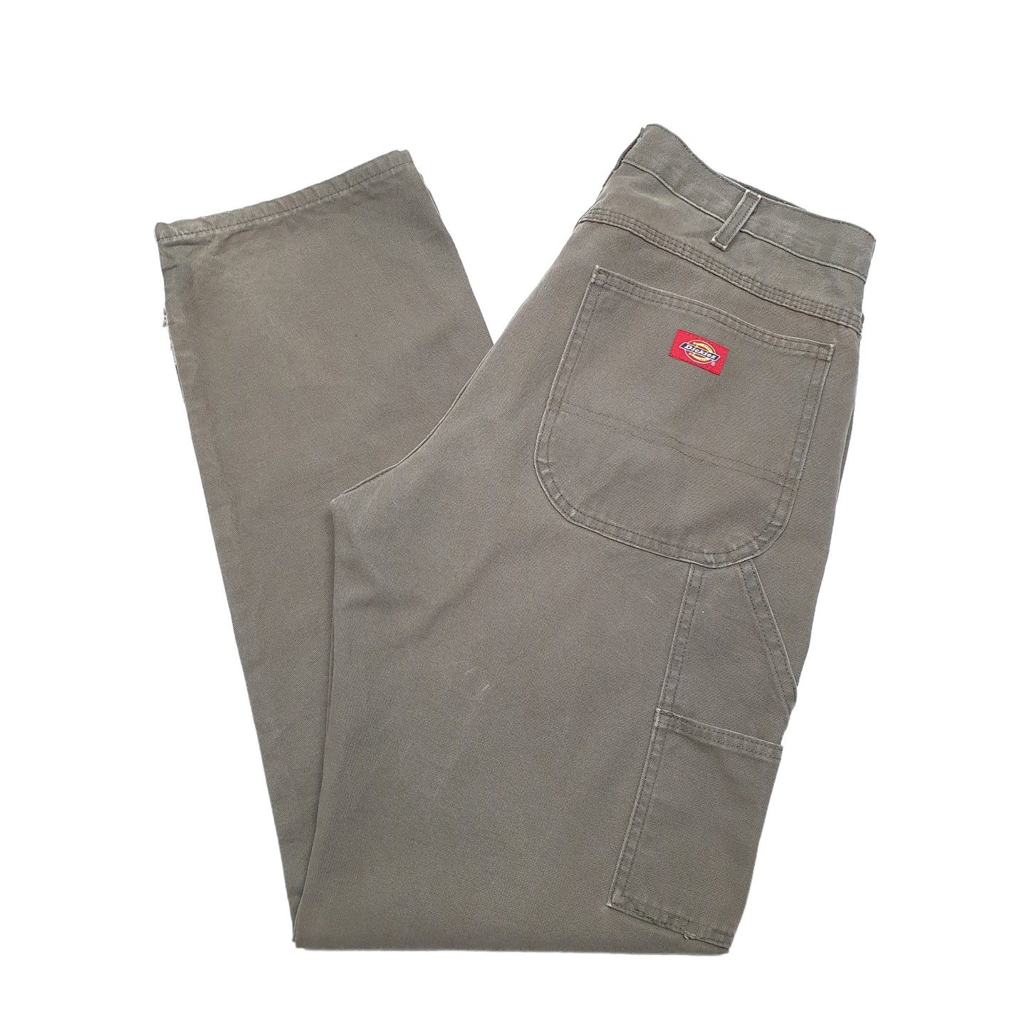 Mens Khaki Dickies  Carpenter Trousers