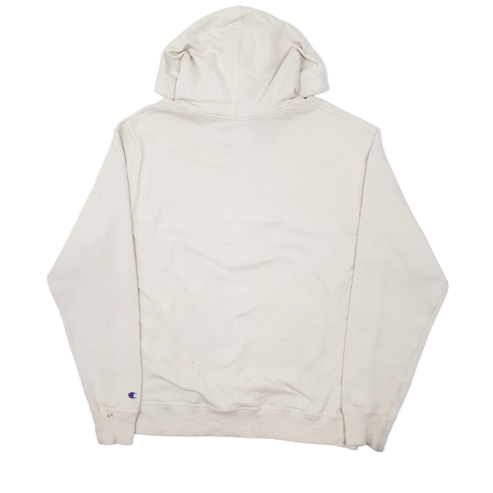Mens Cream Champion  Hoodie Jumper