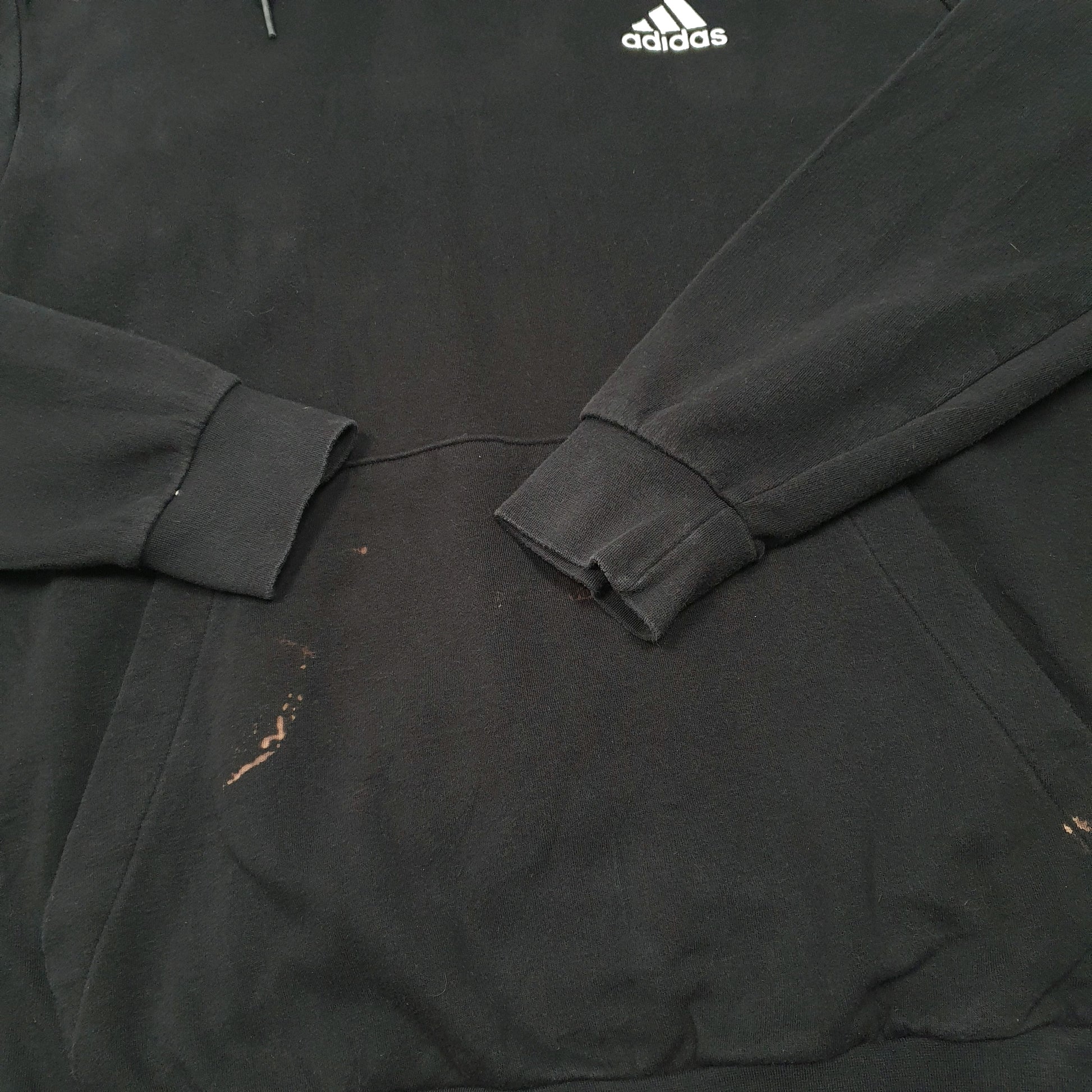 Mens Black Adidas  Hoodie Jumper