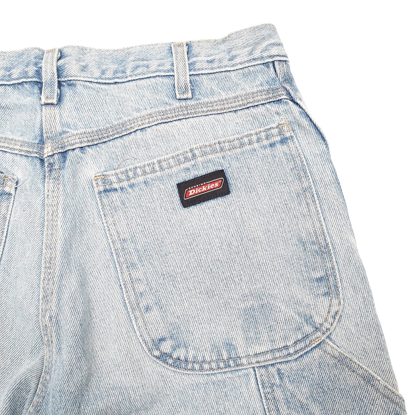 Mens Blue Dickies Carpenter Denim Shorts