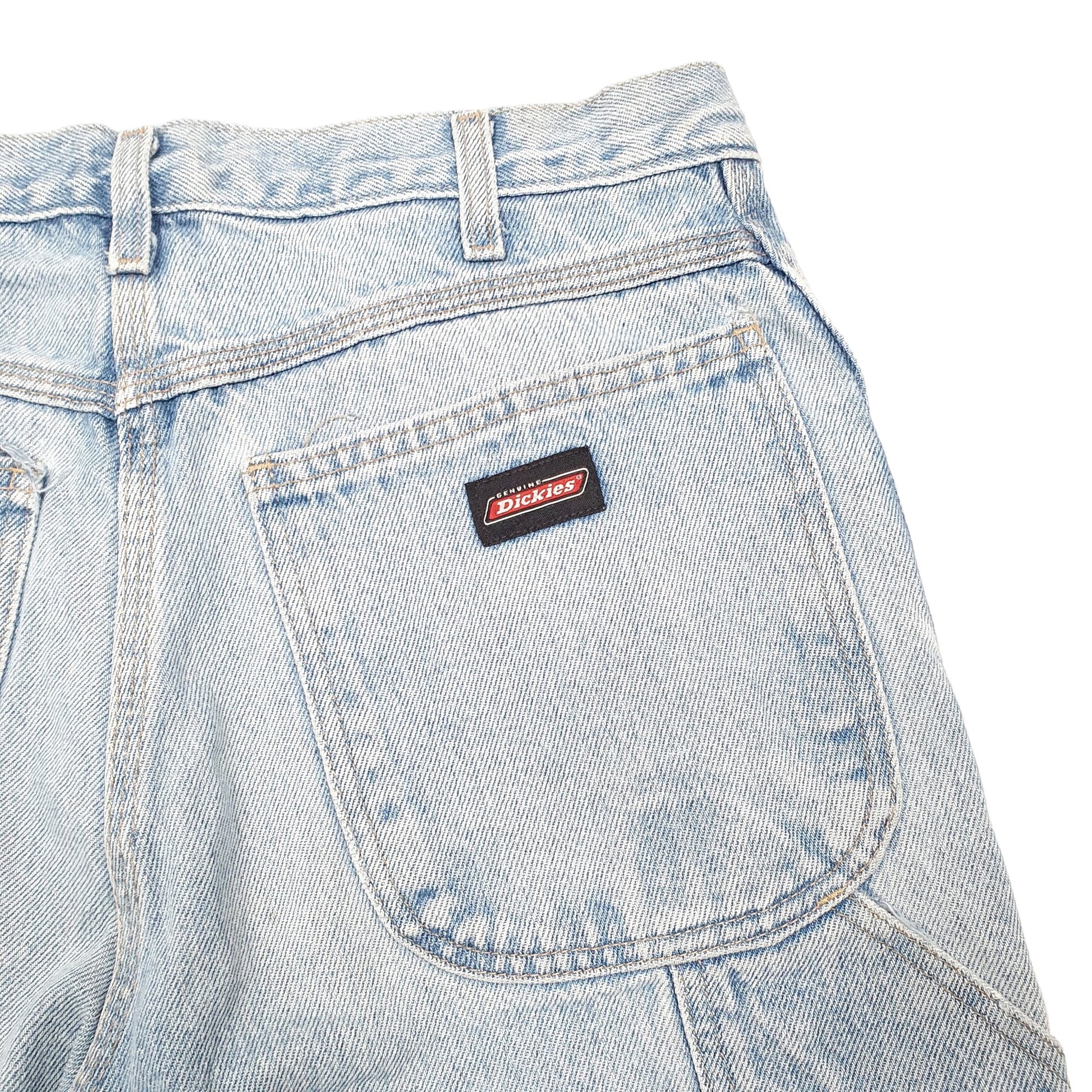 Mens Blue Dickies Carpenter Denim Shorts