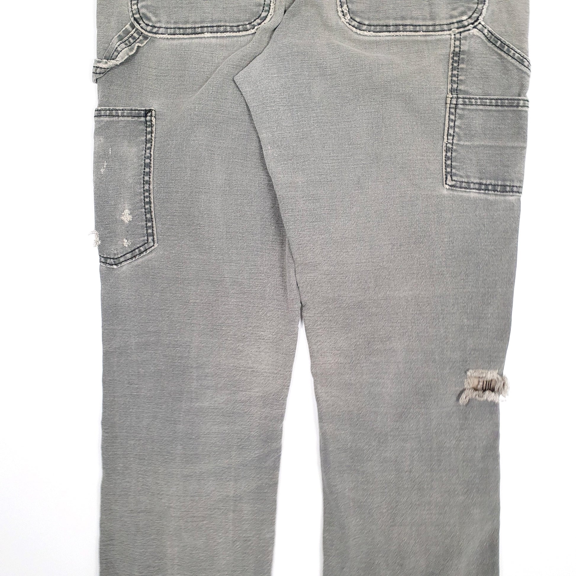 Womens Grey Carhartt Double Knee Carpenter Trousers