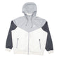 Mens Grey Nike Windrunner Tracksuit Top  Coat