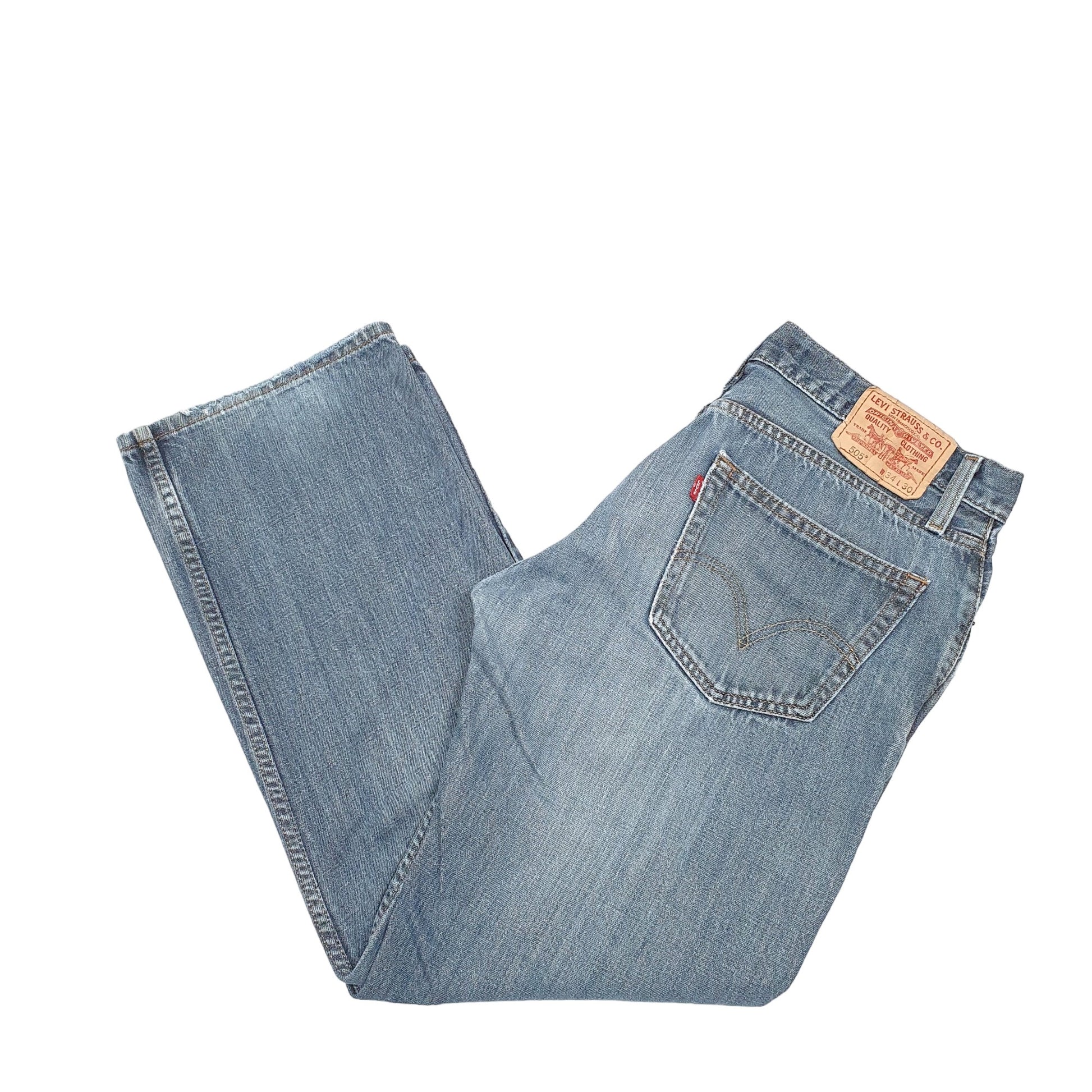 Mens Blue Levis  505 JeansW34 L30