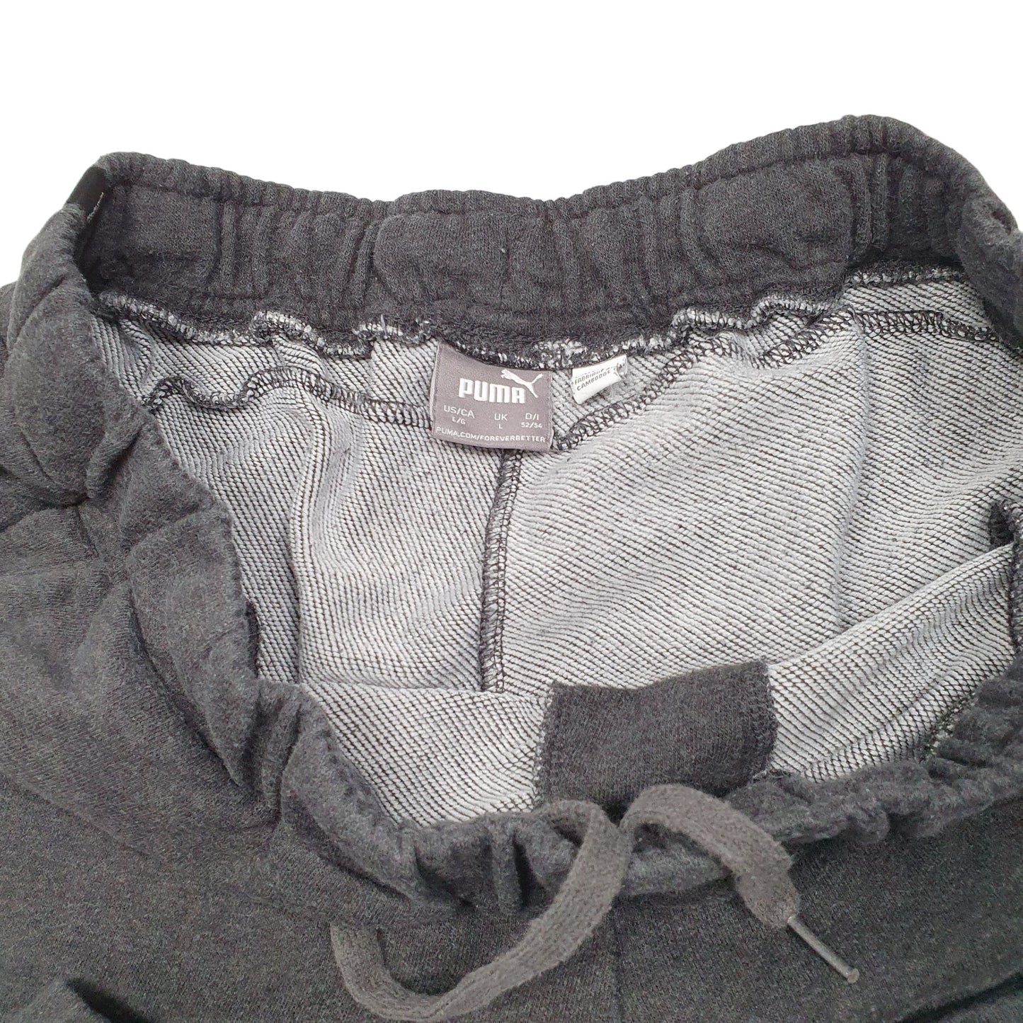 Mens Grey Puma  Jogger Trousers