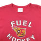 Mens Red Champion USA College Hockey Crewneck Jumper