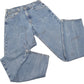 Mens Blue Carhartt Relaxed B160 JeansW33 L36
