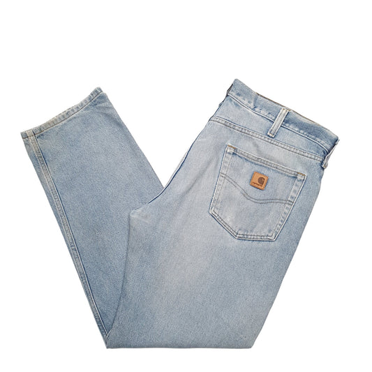 Mens Blue Carhartt B480 Carpenter JeansW36 L32