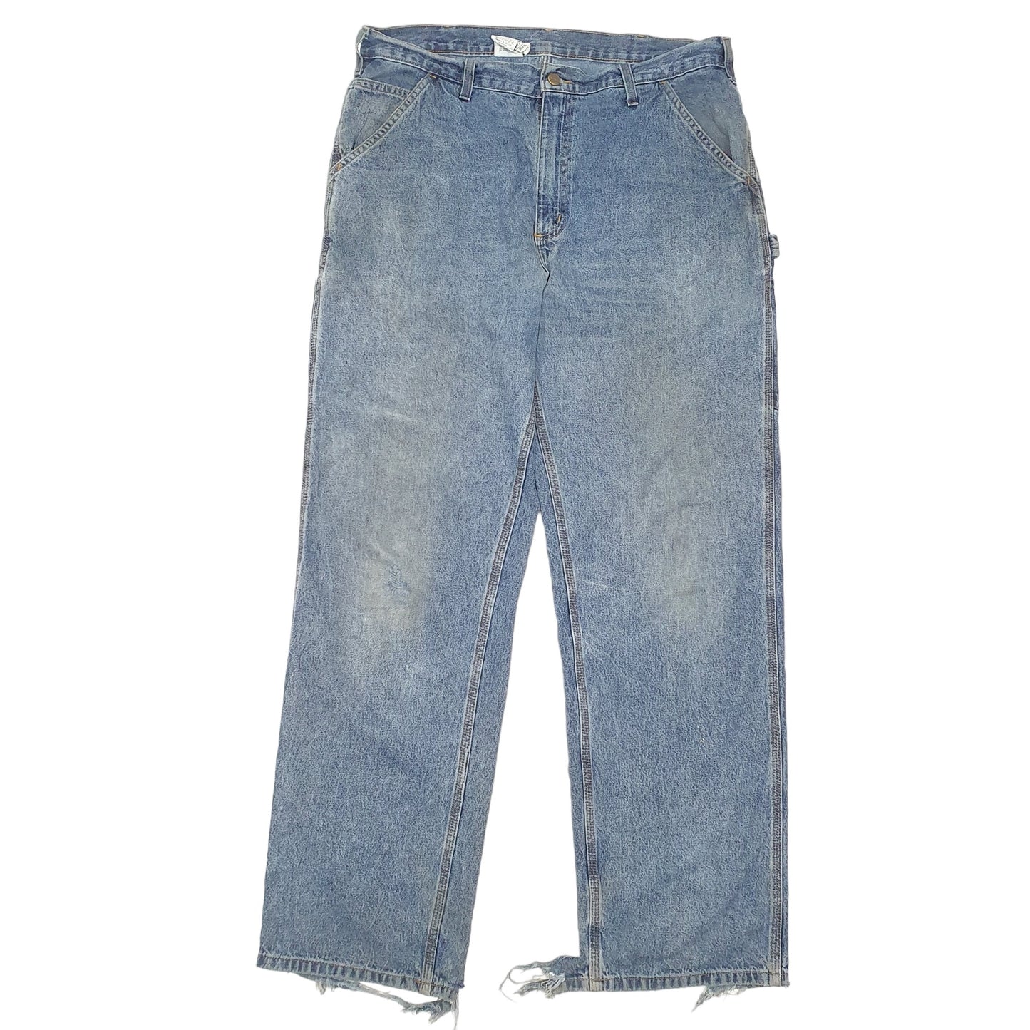 Mens Blue Carhartt Carpenter B13 JeansW38 L34