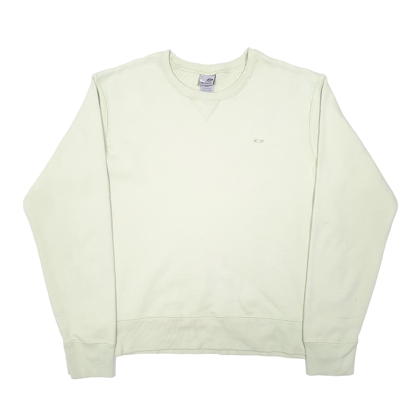 Womens Green Champion  Crewneck Jumper
