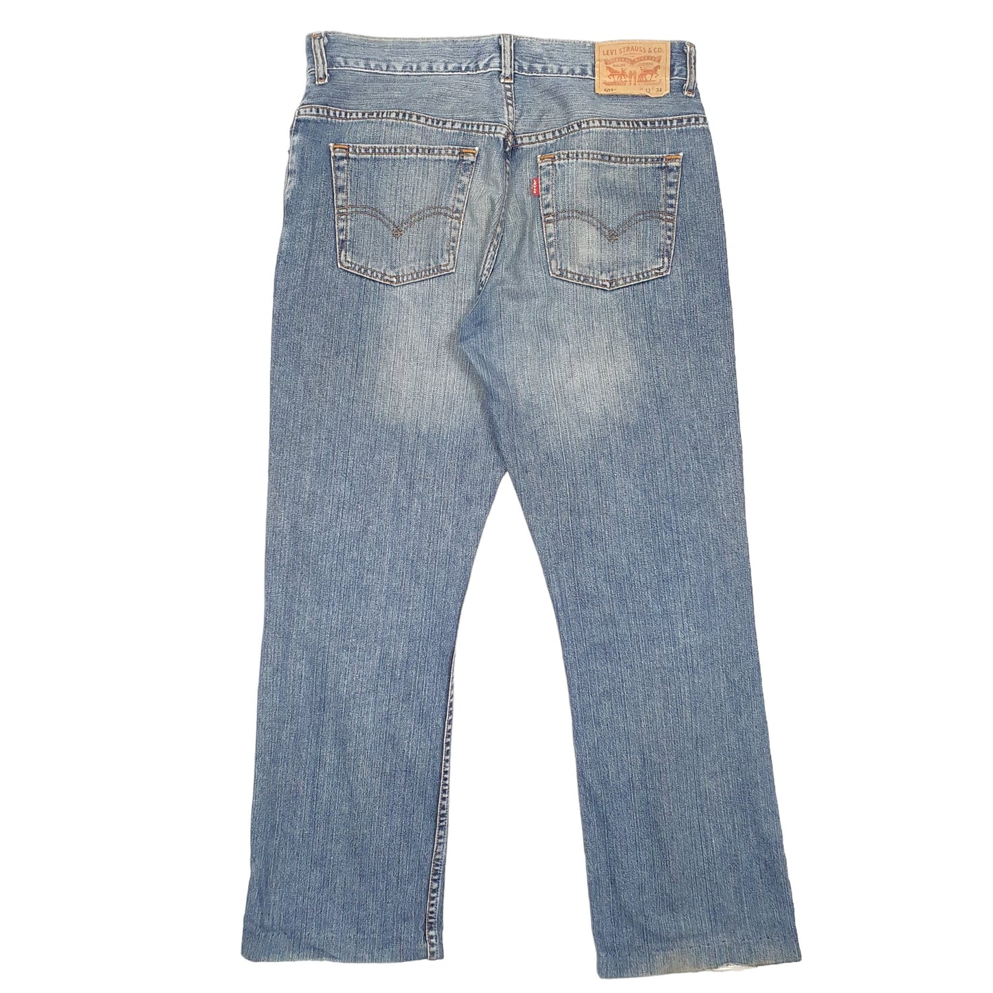 Mens Blue Levis Straight 503 JeansW33 L30