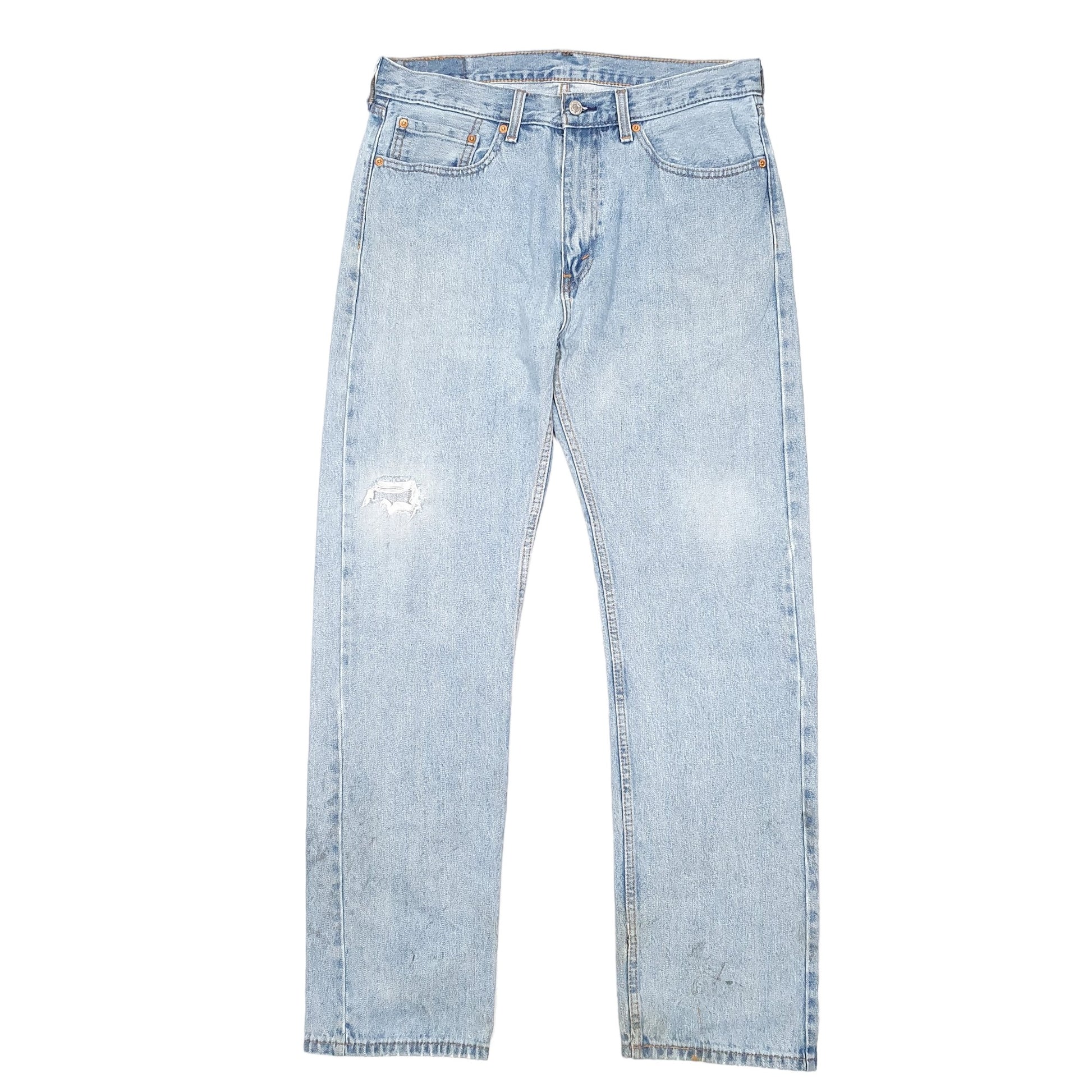 Mens Blue Levis  505 JeansW35 L32