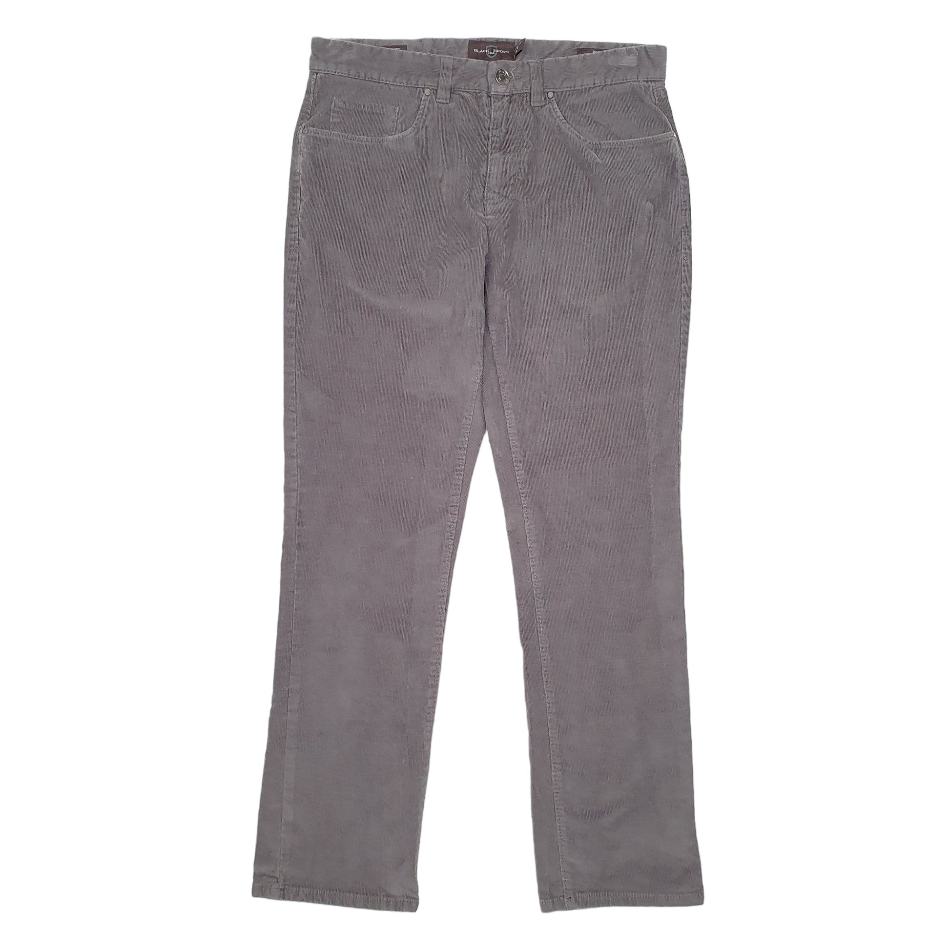 Mens Grey Black Brown  Corduroy Trousers