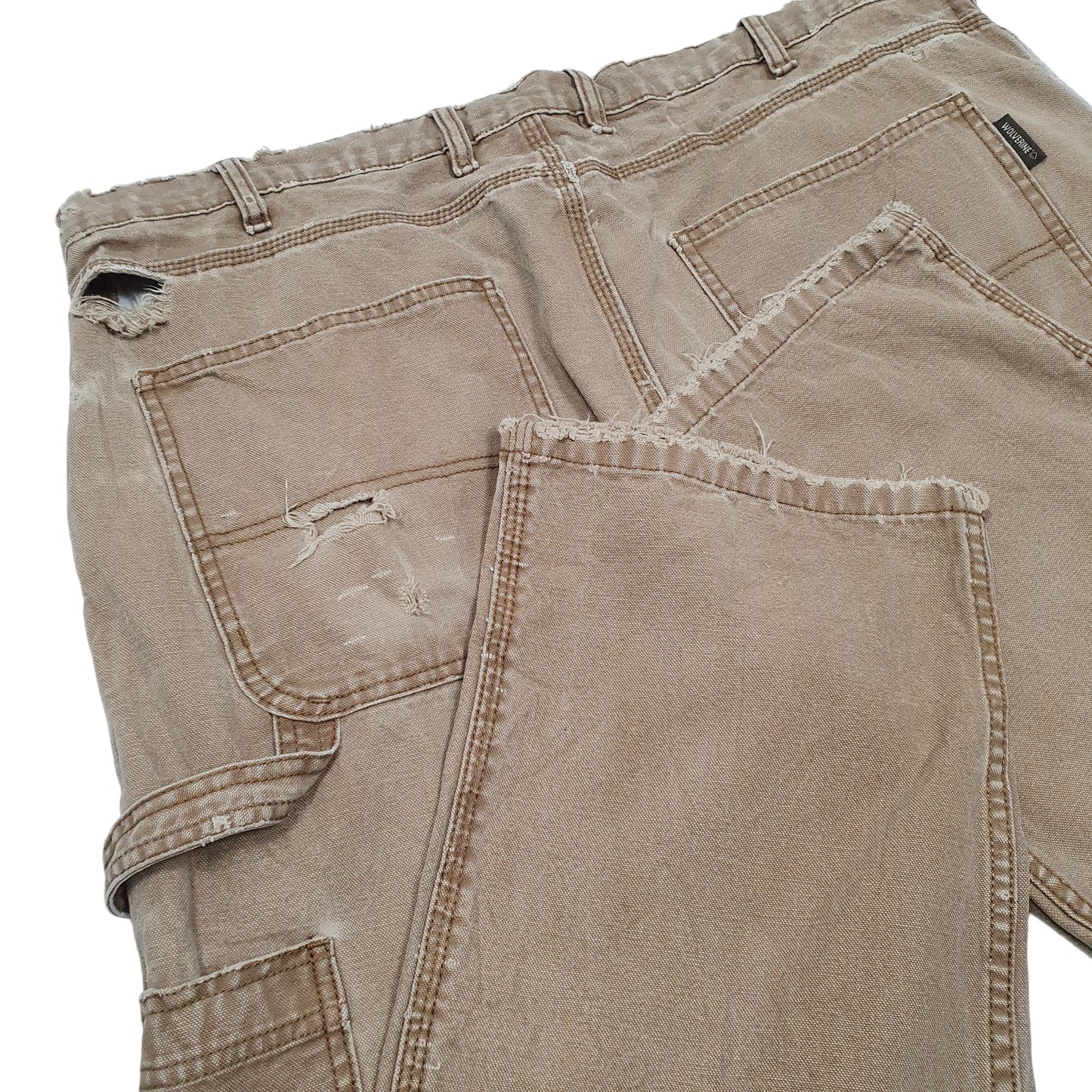 Mens Tan Wolverine  Carpenter Trousers