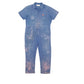 Mens Blue Dickies Vintage Overalls Coveralls Short Sleeve  Coat