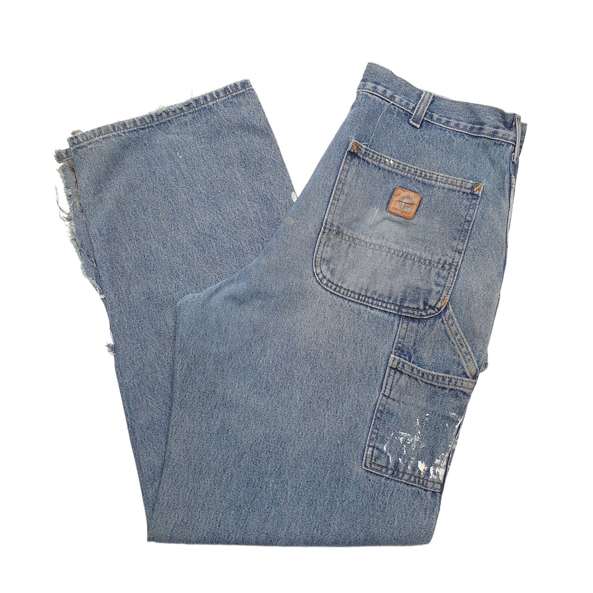 Mens Blue Carhartt  Carpenter Trousers