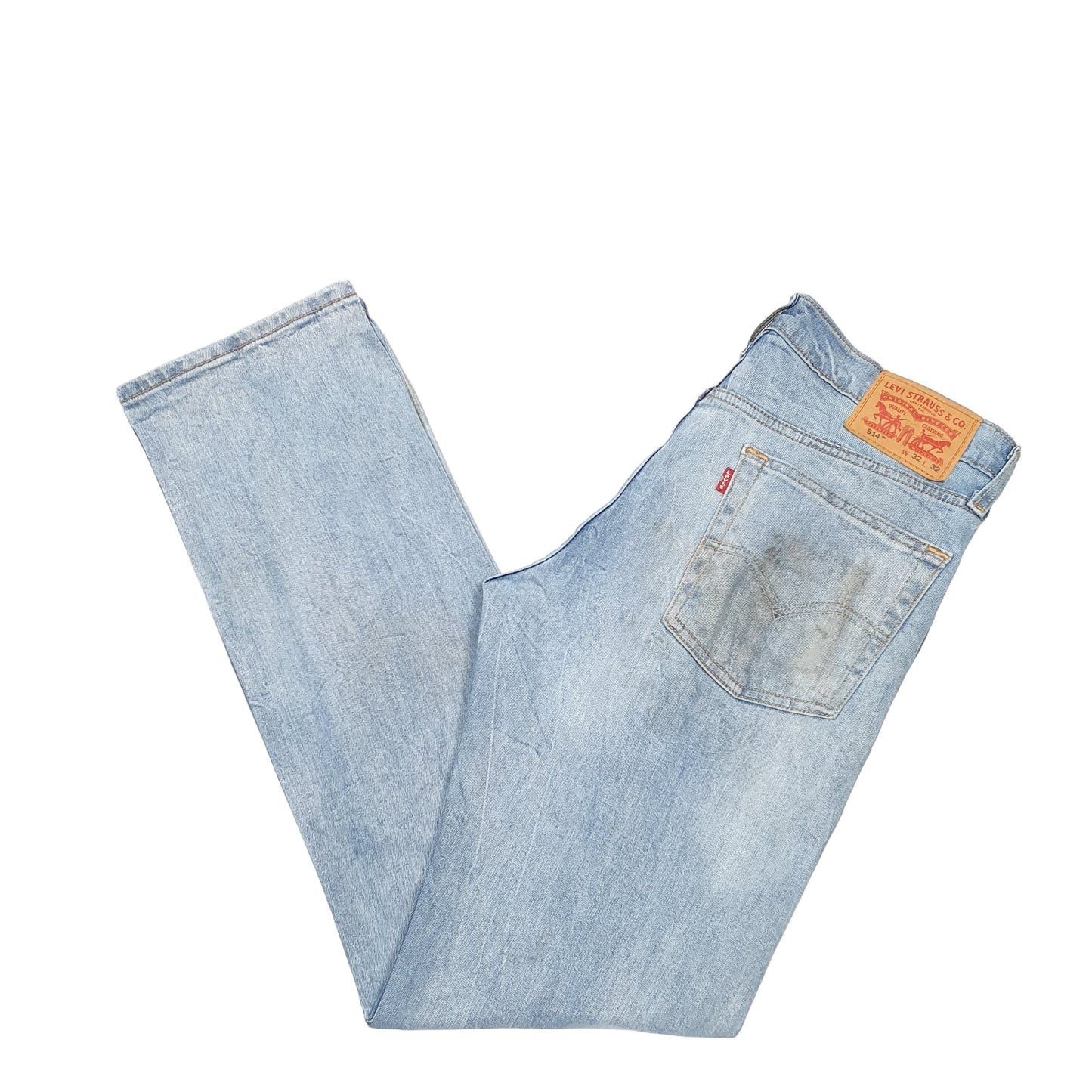 Mens Blue Levis Stretch 514 JeansW34 L32