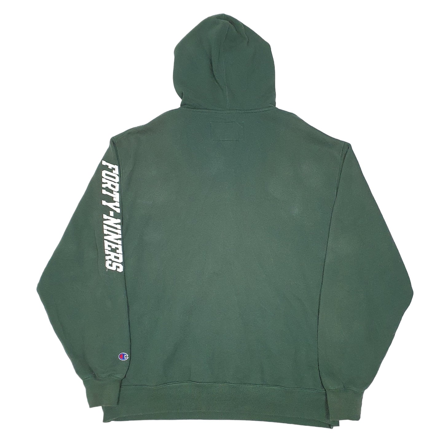 Mens Green Champion Charlotte 49ers Basketball Hoodie Jumper